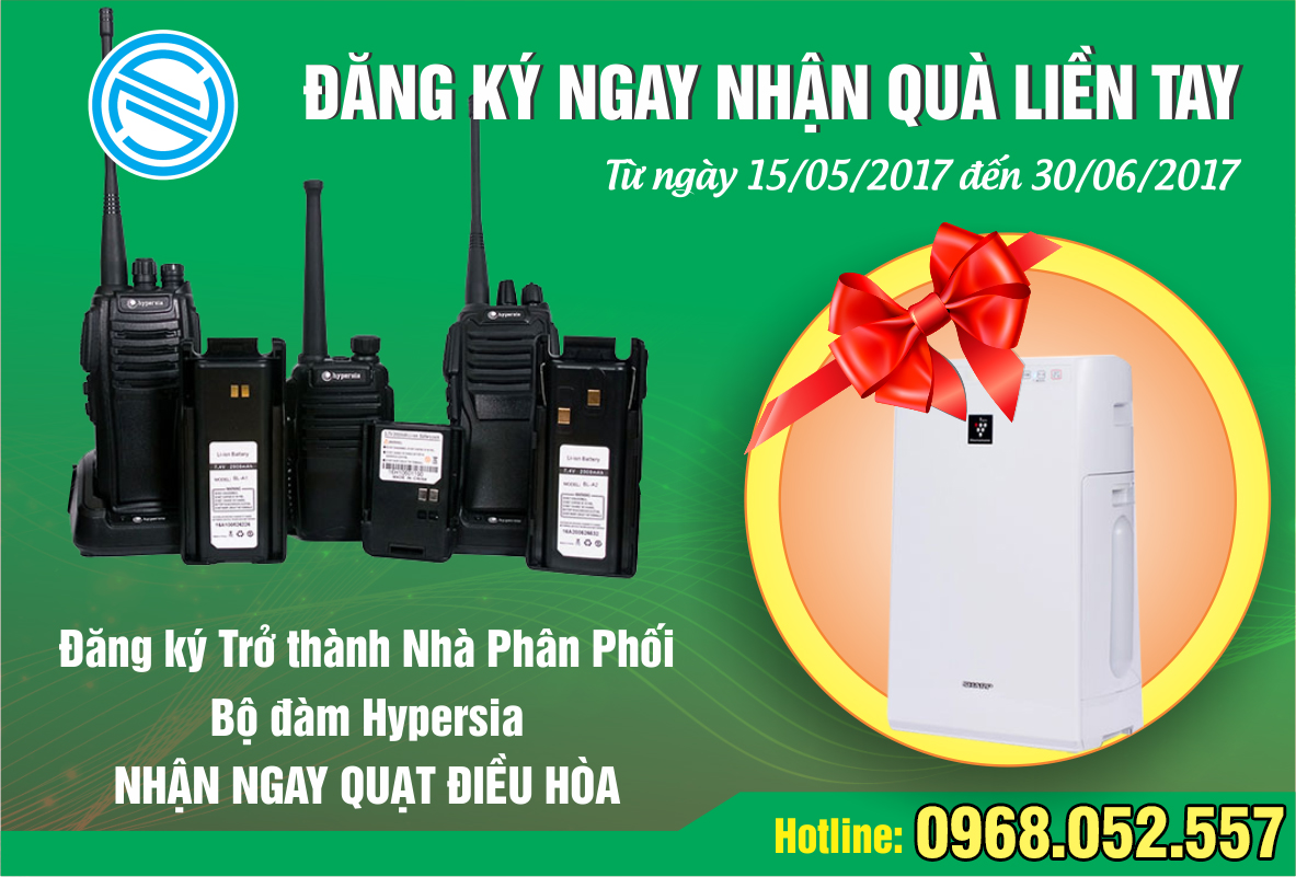 TRỞ THÀNH NPP BỘ ĐÀM HYPERSIA NHẬN NGAY QUẠT ĐIỀU HÒA